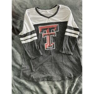 Fanatics Gray and White Long Sleeve Tee